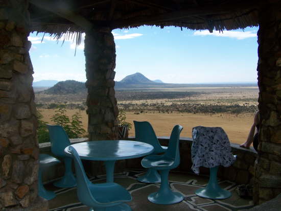 Viewing spot - ideal for having a nice cold Tusker